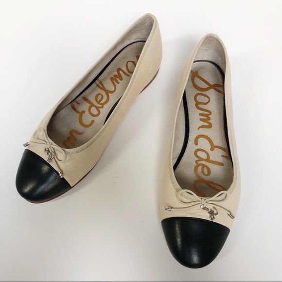 sam edelman cap toe flats
